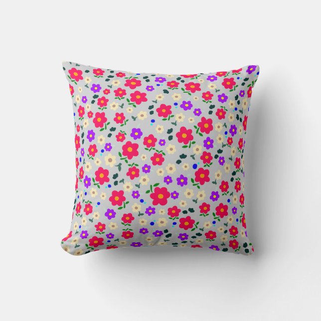 Cojín Decorativo floral (Anverso)