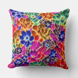 Cojín Decorativo Floral Abstracta colorida #67 -