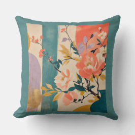 Cojín Decorativo "Floral abstracto"