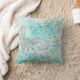 Cojín Decorativo Floral Abstracto Moderno de Moda