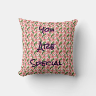 Cojín Decorativo Floral acuarela personalizada y única