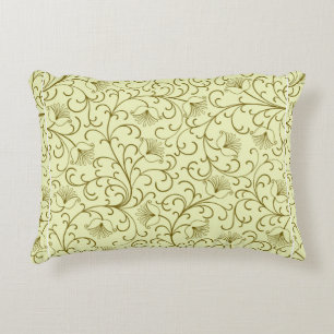 Cojín Decorativo Floral background. Beautiful vintage illustration.