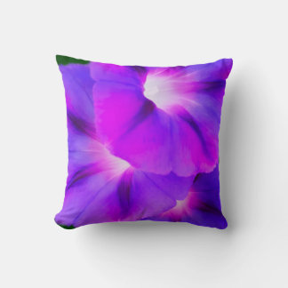 Cojín Decorativo Floral Blanco Purpura