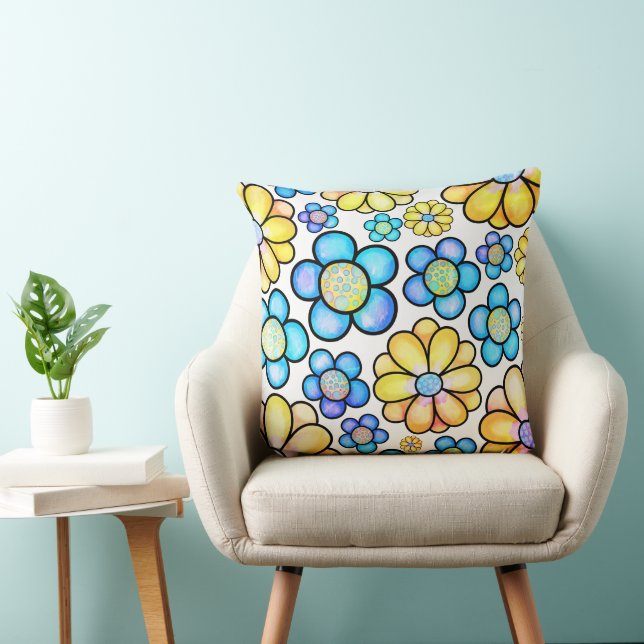 Cojín decorativo Floral Bloom 20x20 (Silla)