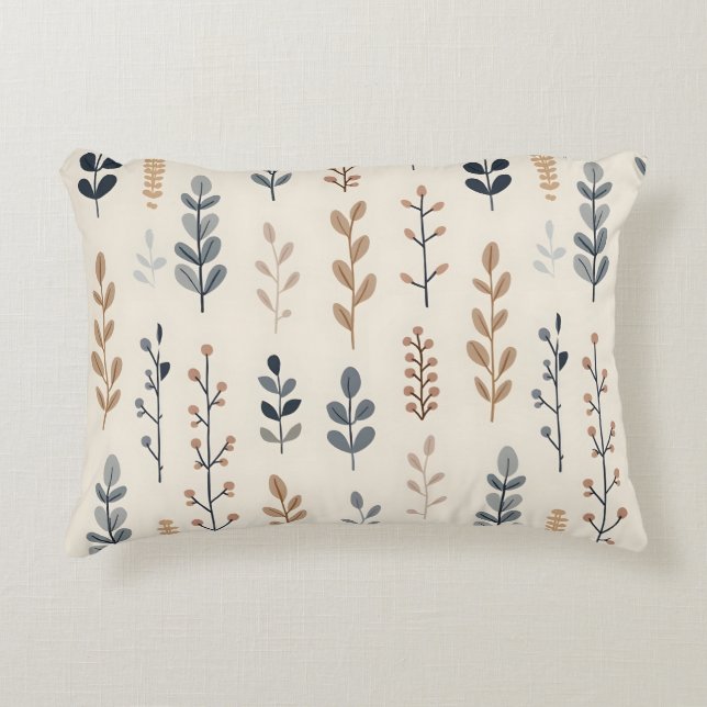 Cojín Decorativo Floral Bohemio  (Anverso)