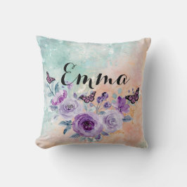 Cojín Decorativo Floral bouquet purple garden