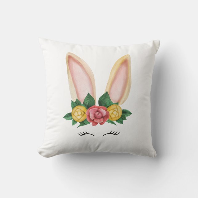 Cojín Decorativo Floral Bunny Fantasy (Anverso)