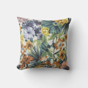 Cojín Decorativo Floral de colores otoñales
