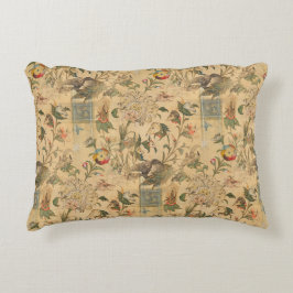 Cojín Decorativo Floral de elefante de árbol de aves japonesas vint