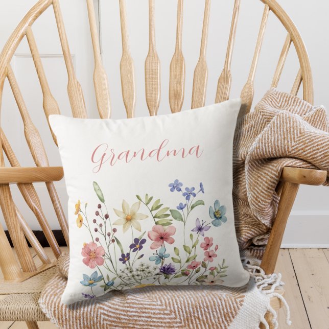 Cojín decorativo floral de la abuela (Subido por el creador)