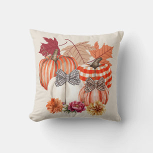 Cojín Decorativo Floral de la bomba de otoño