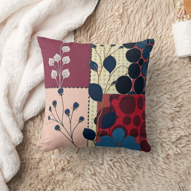 Cojín decorativo floral de la Moda Boho (Manta)