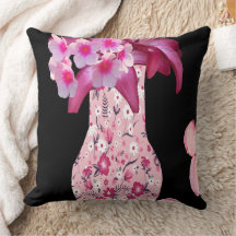 Floral de lunares rosa de moda