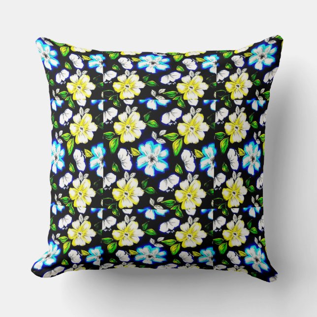 Cojín Decorativo Floral de verano (Anverso)