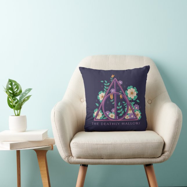 Cojín Decorativo Floral Deathly Hallow Graphic (Silla)