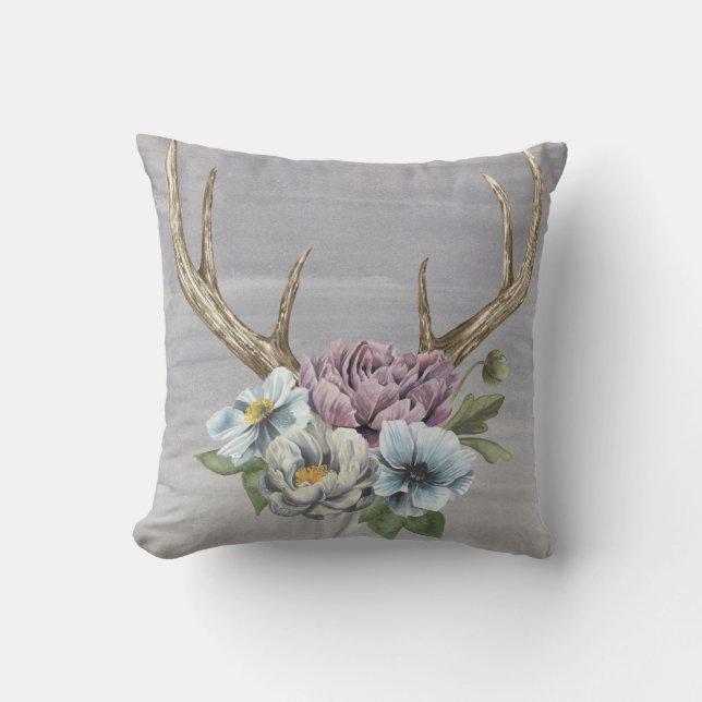 Cojín Decorativo Floral Deer Antlers (Anverso)