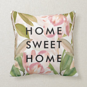 Cojín Decorativo Floral Delicada   Hogar dulce hogar