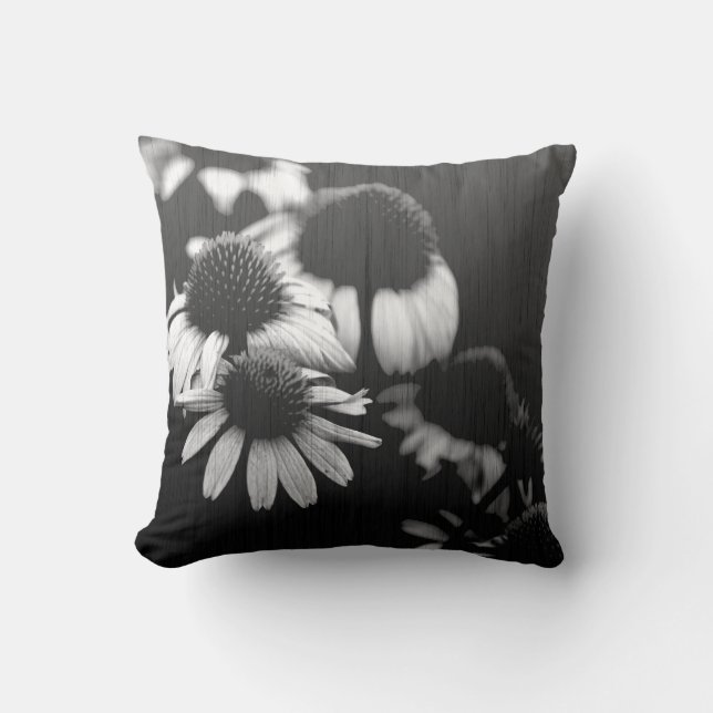 Cojín Decorativo Floral desvanecida (Anverso)