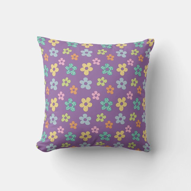 Cojín decorativo Floral Essence 16x16 (Anverso)