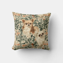 Floral estilo Chihuahuas William Morris
