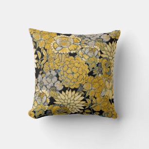 Cojín Decorativo Floral Étnica: Textura Paisley Creativa.