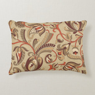 Cojín Decorativo Floral Fantástica: Patrón De Seamless De Sueño.