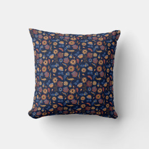 Cojín Decorativo Floral folclórica rústica