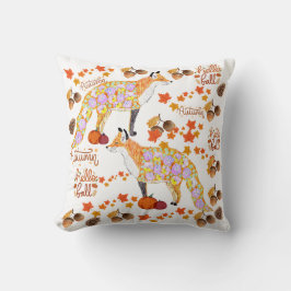 Cojín Decorativo Floral Foxy Fall
