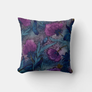 Cojín Decorativo Floral fucsia
