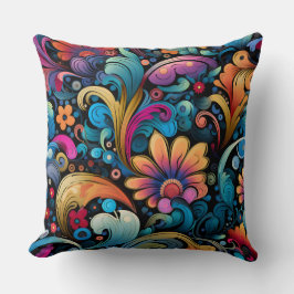 Cojín Decorativo Floral Funkadelic Botánico