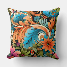 Cojín Decorativo Floral Funkadelic Botánico