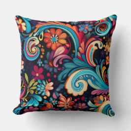 Cojín Decorativo Floral Funkadelic Botánico