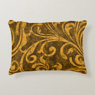 Cojín Decorativo Floral gris, textura transparente de alta resoluci