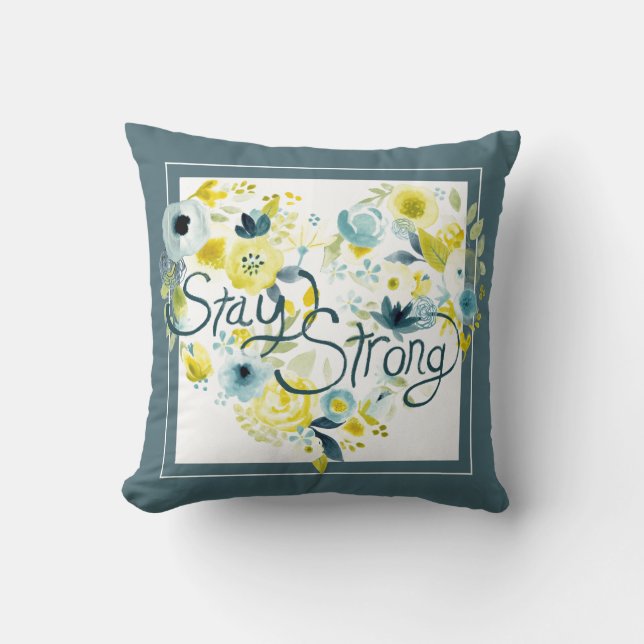 Cojín Decorativo Floral I (Anverso)