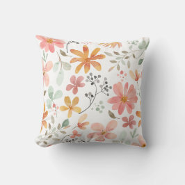 Cojín Decorativo Floral impreso