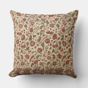 Cojín decorativo floral indio vintage