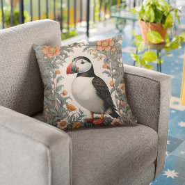 Cojín Decorativo Floral inspirada por William Morris