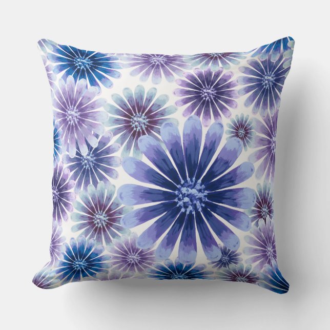 Cojín decorativo floral Lavender 2 (Anverso)