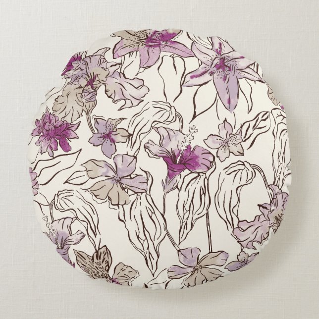 Cojín decorativo Floral Lily/Cushion (Anverso)