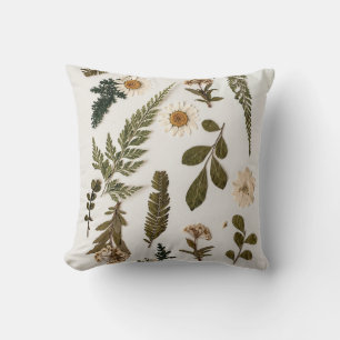 Cojín decorativo floral minimalista