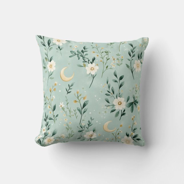 Cojín Decorativo Floral Moondream Nursery Pillow (Anverso)