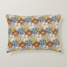 Cojín Decorativo Floral orgánica plana