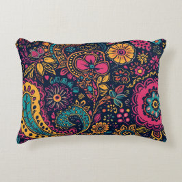 Cojín Decorativo Floral Paisley de Verano