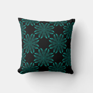 Cojín Decorativo Floral pattern on back