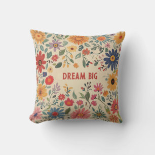 Cojín decorativo floral - Pillow del gran presupue