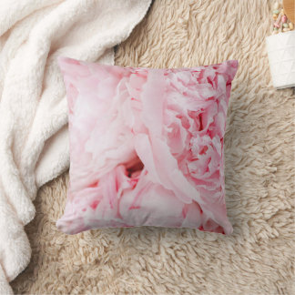 Cojín decorativo floral rosa