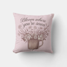 Floral rosa con motivos elegantes
