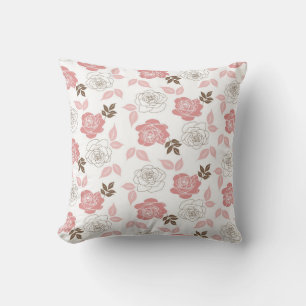 Cojín Decorativo Floral rosa de rosas