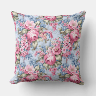 Cojín Decorativo Floral rosa vintage