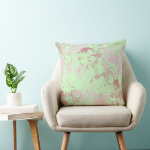 Cojín decorativo floral rosado de moda